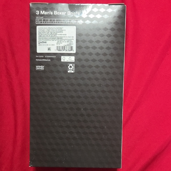 Athletic Works Men's Nylon Boxer Briefs 3-Pack - Black and Olive - Picture 2 of 2